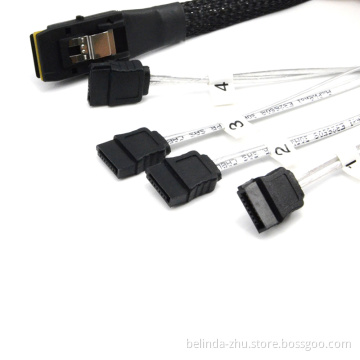 Sff-8087 Mini Sas to eSATA Cable with Latch Lock